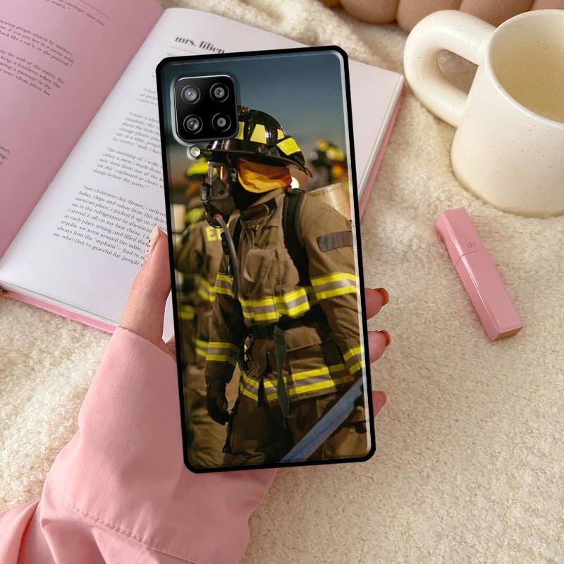 Feuerwehrmann Helden Feuerwehrmann Für Samsung Galaxy A55 A35 A15 A32 A12 A22 A52 A54 A34 A14 A56 A36 A26 A16 A13 A53 A06 Hülle