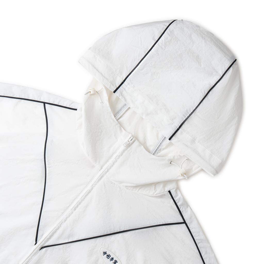 Li Ning Retro Sports Series Casual Comfortable Jacket Women jackets Off-White AFDWH90-2
