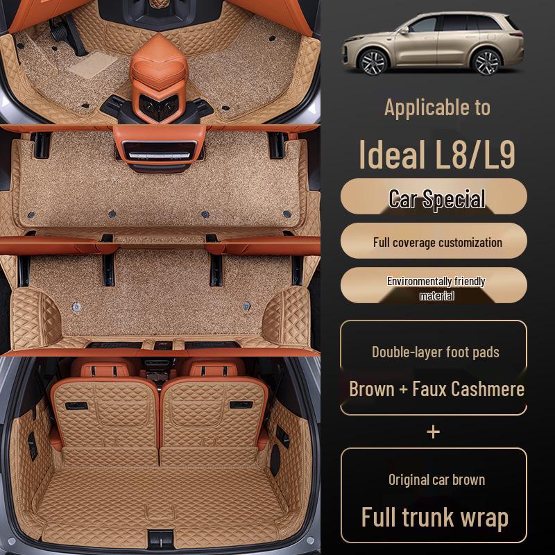 Li Auto L8/L9 Trunk Mat, Full Coverage for Third Row