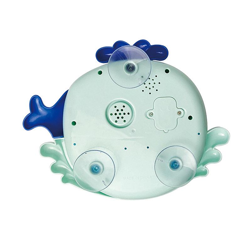 Musical Whale Bubble Maker Automated Spout Bubble Machine Bath Shower Kids Fun Toy Gift