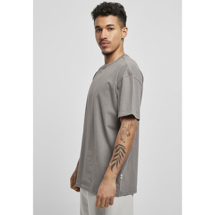 T-shirt - Urban Classics - Basic - Coton biologique - Gris foncé - XXL