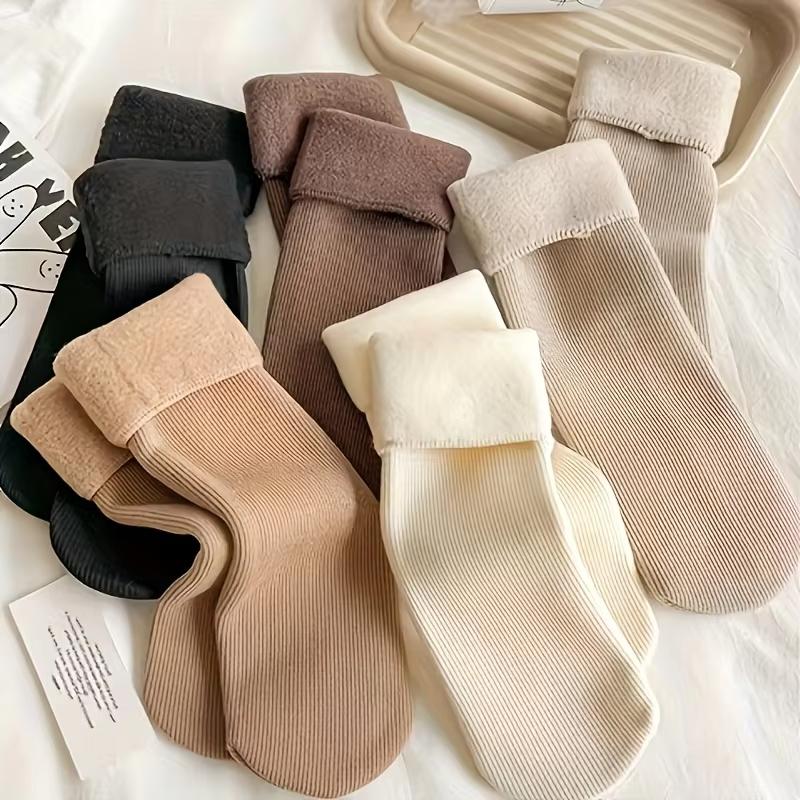 

Fluffy Snow Boot Socks Plush Warm Winter Socks Thick Ankle Socks Thick For Outdoor Activities Cold Weather Winter Wear One Size