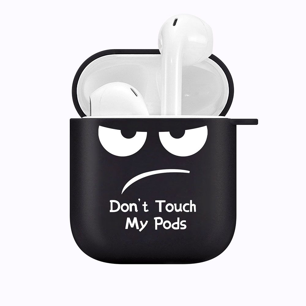 Shockproof Earphone Protector Soft Silicone Cover Protective Case Headphone Cases with Keychain