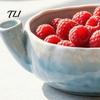 Afvoerkom voor Vers Fruit Keramische Bessenwasbak met Gat, Gemakkelijk Schoon te Maken Keuken Zeefkom, Compact Zelf Afspoelend Serveer En Groente Handig