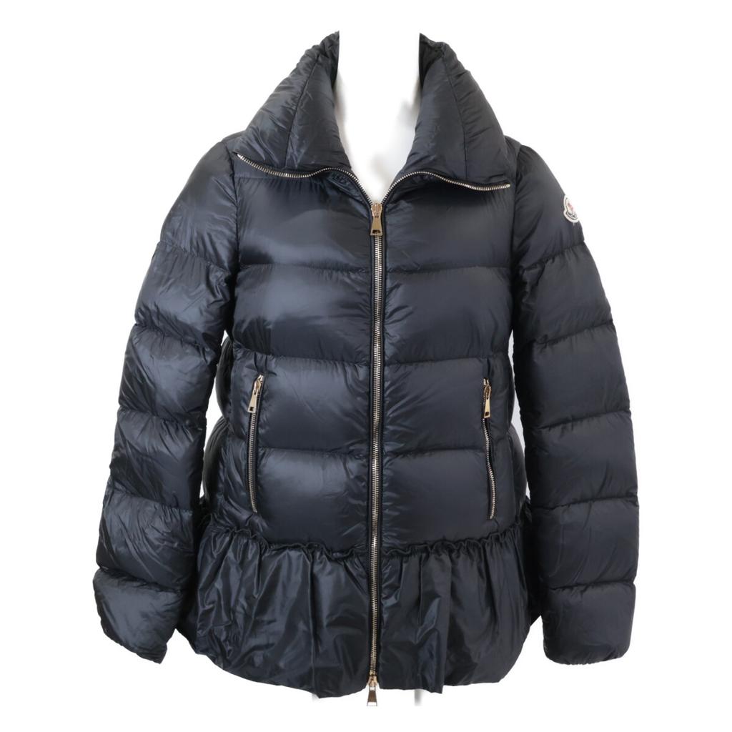 Moncler ANET Annette Frill Down Jacket O blackUsed