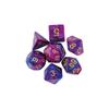 7Pcs Polyhedral Dice Double-Colors Polyhedral Game Dice