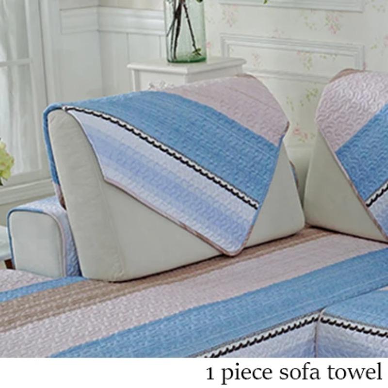 

1шт чехол для дивана с рисунком в полоску, полотенце для дивана, мягкий противоскользящий чехол для дивана, чехлы для подлокотников для гостиной, домашний декор 70x70cm 1pcs