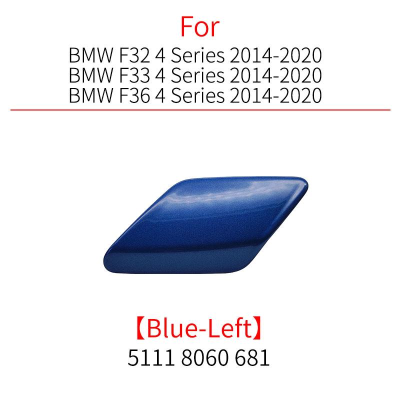 For BMW F32 F33 F36 M-Sport Car Front Bumper Headlight Washer Nozzle Cover Sprayer Cap Painted For BMW 4 Series 420 425 430i M