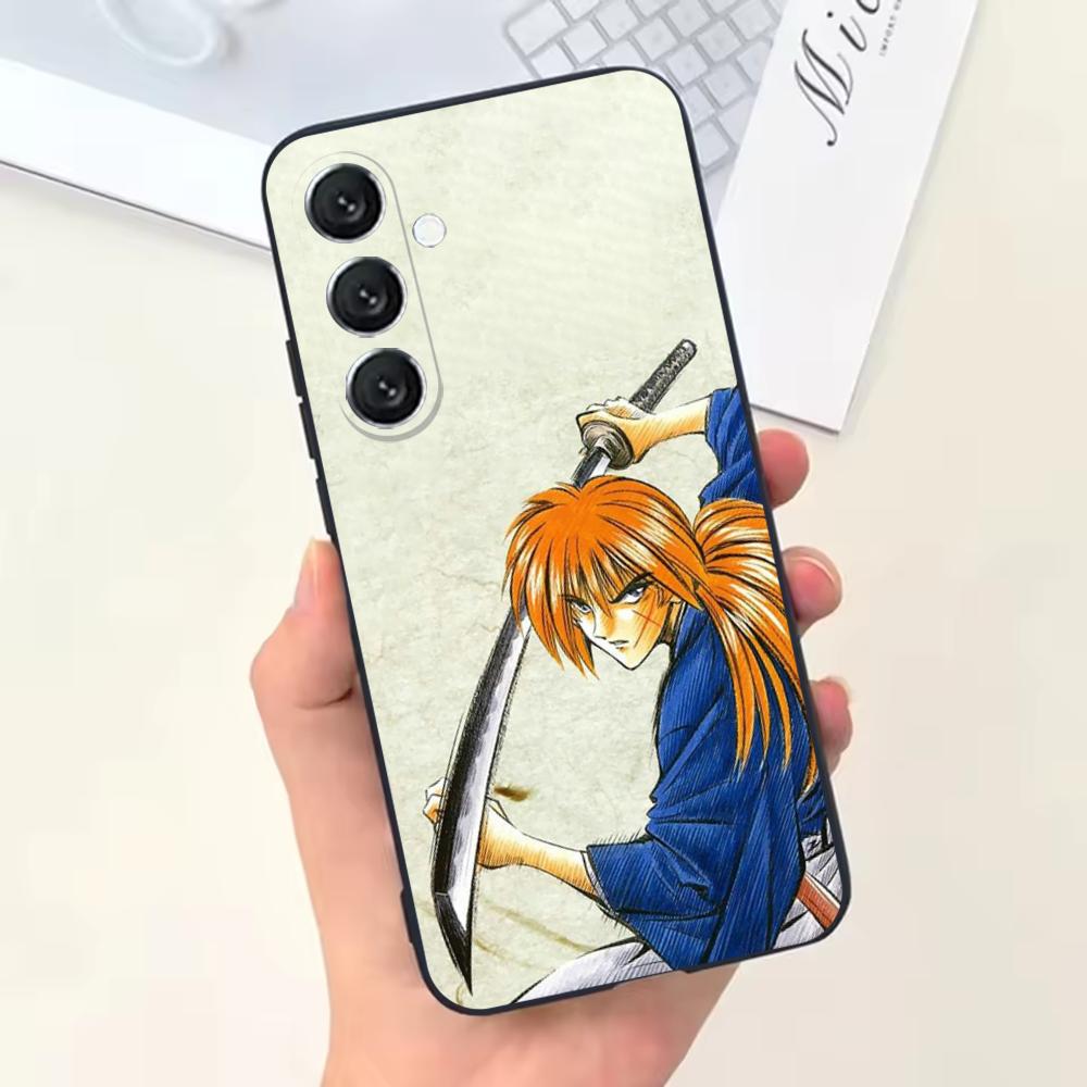 

R-Rurouni Kenshin Phone Case For Samsung Galaxy A13,A21s,A22,A31,A32,A52,A53,A71,A80,Soft Black Shell Samsung a535g