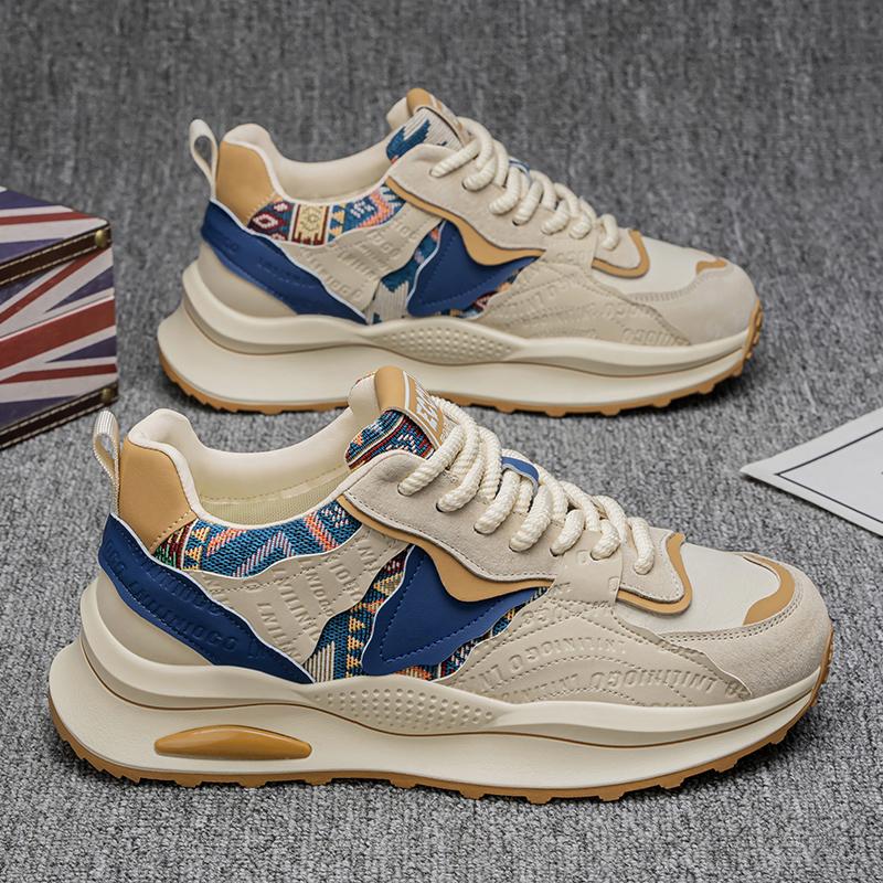 Men's Shoes  Spring New Casual Versatile Comfortable Fashion Trend Niche Non-slip Wear-Resistant Retro Sneakers