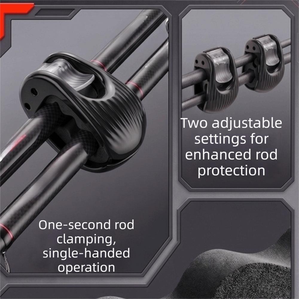 6pcs Adjustable Modes Fishing Rod Fixer Fishing Rod Holder Fixer All Fishing Enthusiasts