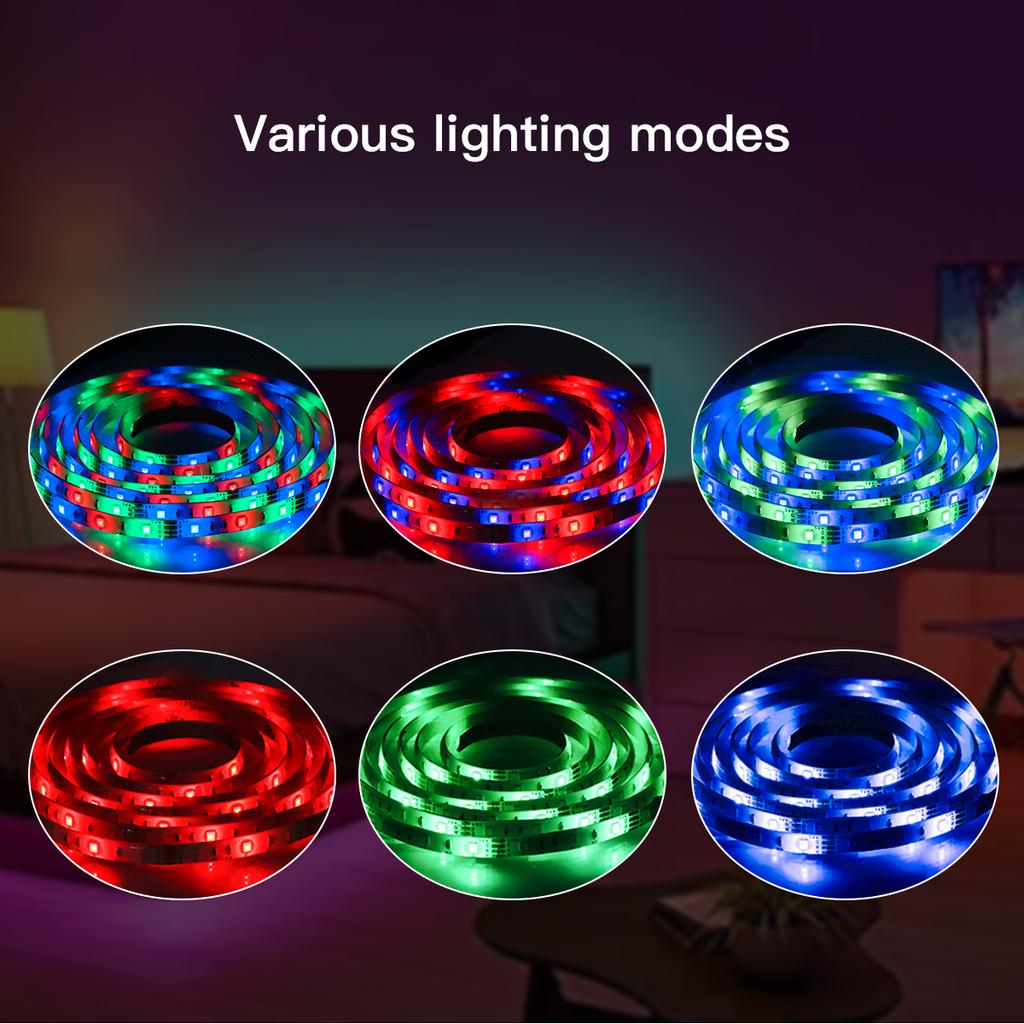 Waterproof USB 5V LED Night Lights RGB LED Strip Lamp 2835 Diode Tape For Game Room TV Computer PC Monitor Backlight Decoration