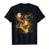 Chihuahua Heult zum Mond Meme Vintage 90er Retro T-Shirt Für Männer Frauen 100% Baumwolle T-Shirts Kurzarm Oberteile 0130-1 - Ich...