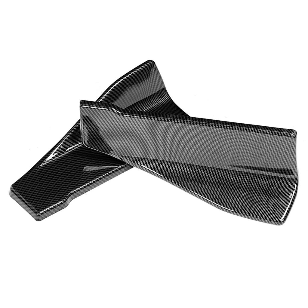 35cm Carbon Fiber For Automobile Universal Side Skirt Rear Bumper Lip Splitter Winglet Aprons