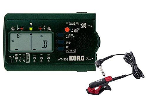 

KORG Shamisen Tuner WT-30S + Contact Microphone CM-300-BKRD Set