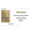 Earrings and Ear Accessories: Thick Transparent Self-Sealing Kraft Paper Bags for Packaging and Food Storage
