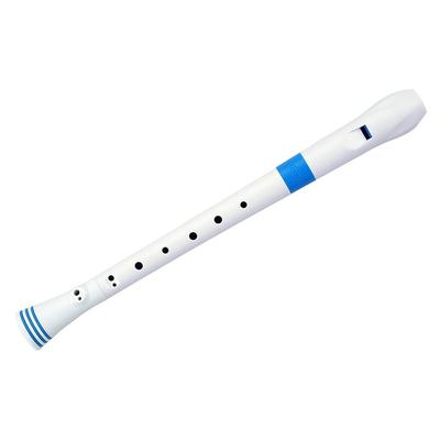 Nuvo Sopranino Recorder German Style FGREBLJP White Blue