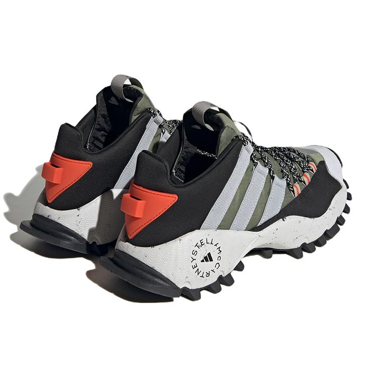 Adidas Stella McCartney Seeulater Sklisikre Slitesterke Lavsko Utendørssko Unisex Sko Svart Grønn Grå H06158