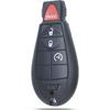 Key Fob Fits for Jeep Cherokee 2014 2015 2016 2017 2018    Keyless Entry Remote Control Key Replacement GQ4-53T 68105083 4A Chip 433MHz