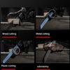 Cordless Electric Reciprocating Handsaw Wood Metal Cutting Handsaw Lithium Battery Handsaw Portable Handsaw Power Tool Adjustable Speed