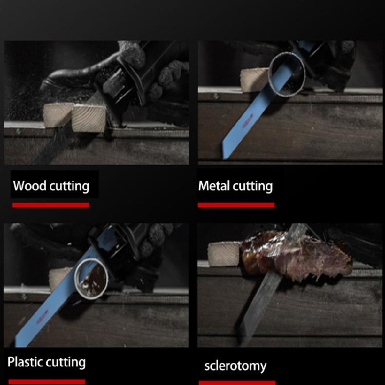Cordless Electric Reciprocating Handsaw Wood Metal Cutting Handsaw Lithium Battery Handsaw Portable Handsaw Power Tool Adjustable Speed