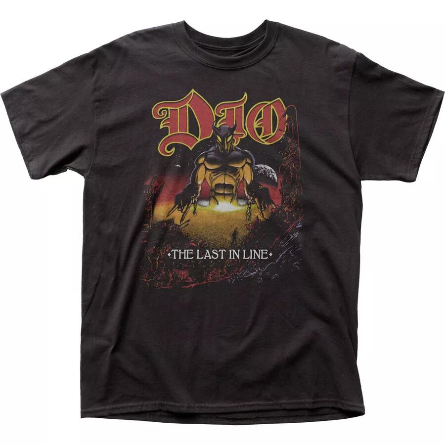 

DIO The Last In Line T Shirt Mens Rock N Roll Music Band Retro Black Unisex T-Shirt S