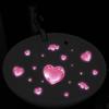 New Home Decor Glow-in-the-Dark Heart-Shaped Glass Stickers Self-Adhesive Removable Decals Wall Sticker Bathroom Sink Stickers