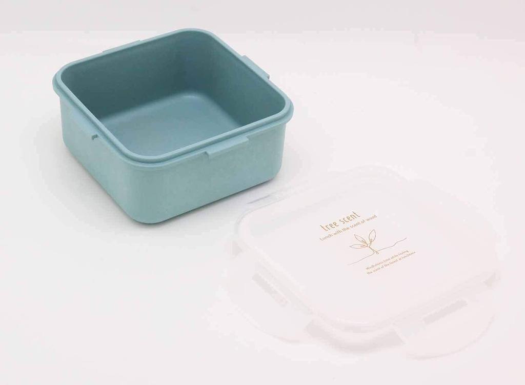 OSK Hinoki No Pla Food Container, Blue, PCL-7