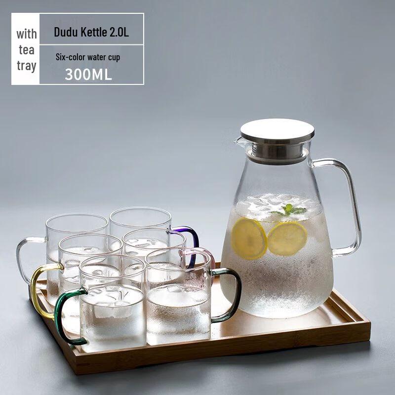 Jiakangming Heat-Resistant Glass Mug with Handle