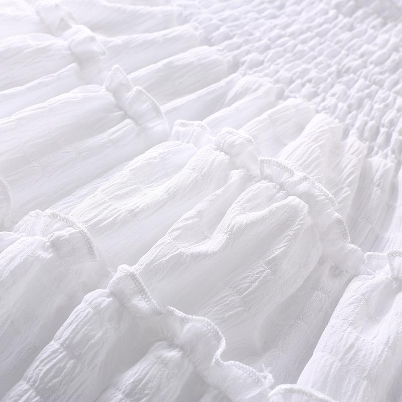 Mädchen Träger Plissee Kleid Kind Sommer Knospe Ärmel Casual Nähte Kuchen Prinzessin Kleider Kinder Baby Kleidung für 2 bis 8 Jahre alt