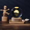 3D Laser-Engraved Milky Way Moon Crystal Ball Night Light