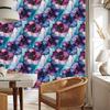 Ink Blue, Violet and Turquoise Wallpaper for Living Room and Bedroom 50x1000