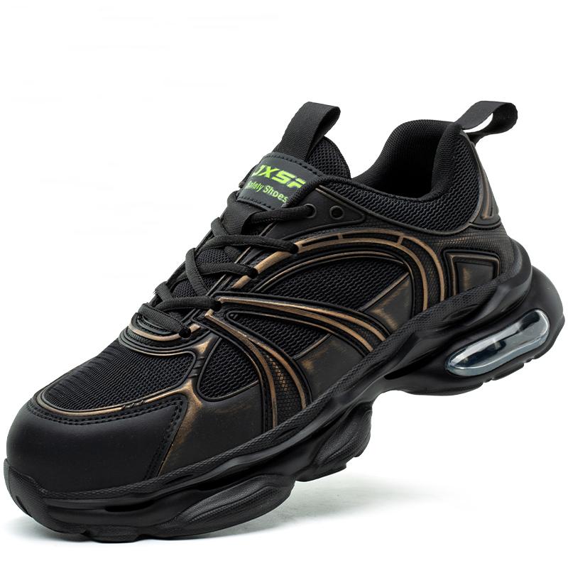 New Air Cushion Work Safety Shoes Men Anti-Smash Composite Toe Insulating Shoes Anti Puncture Work Sneakers Indestructible Shoes