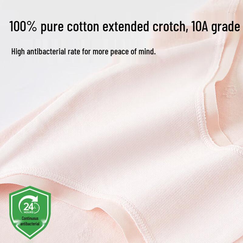 Urban Beauty Women's 4-Pack Pure Cotton Antibacterial Briefs