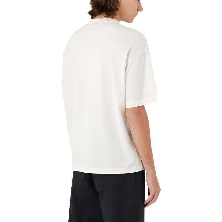 Emporio Armani FW22 Abstract Pattern Printed Crew Neck Short Sleeve T-Shirt Men Tops 6L1T751-JUVZ1-0138