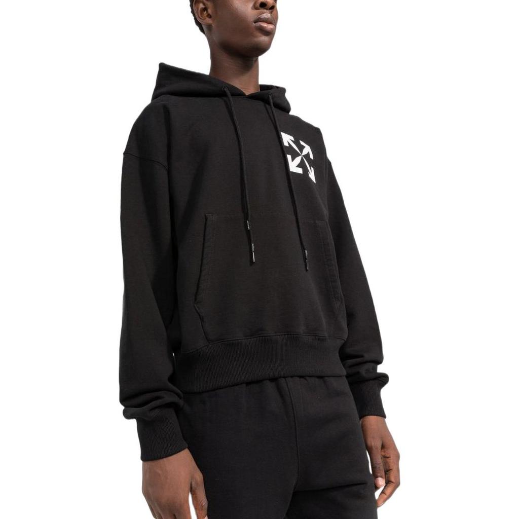 Off-White Arrows Print Hoodie OMBB037C99FLE0081001