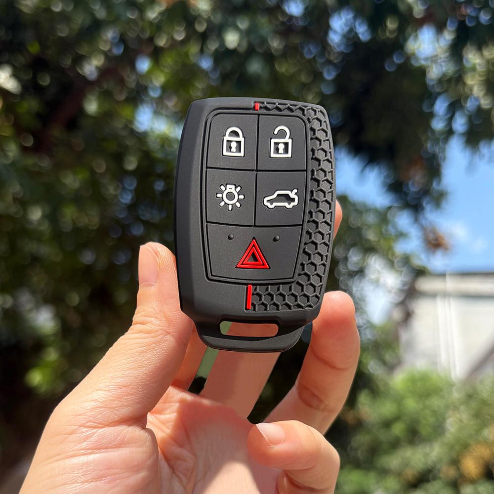 

Soft Silicone Keychain For Volvo S40 V50 C30 Xc90 B50 C70 D5 V50 V70 S60 Protect Key Case Holder Car Accessories