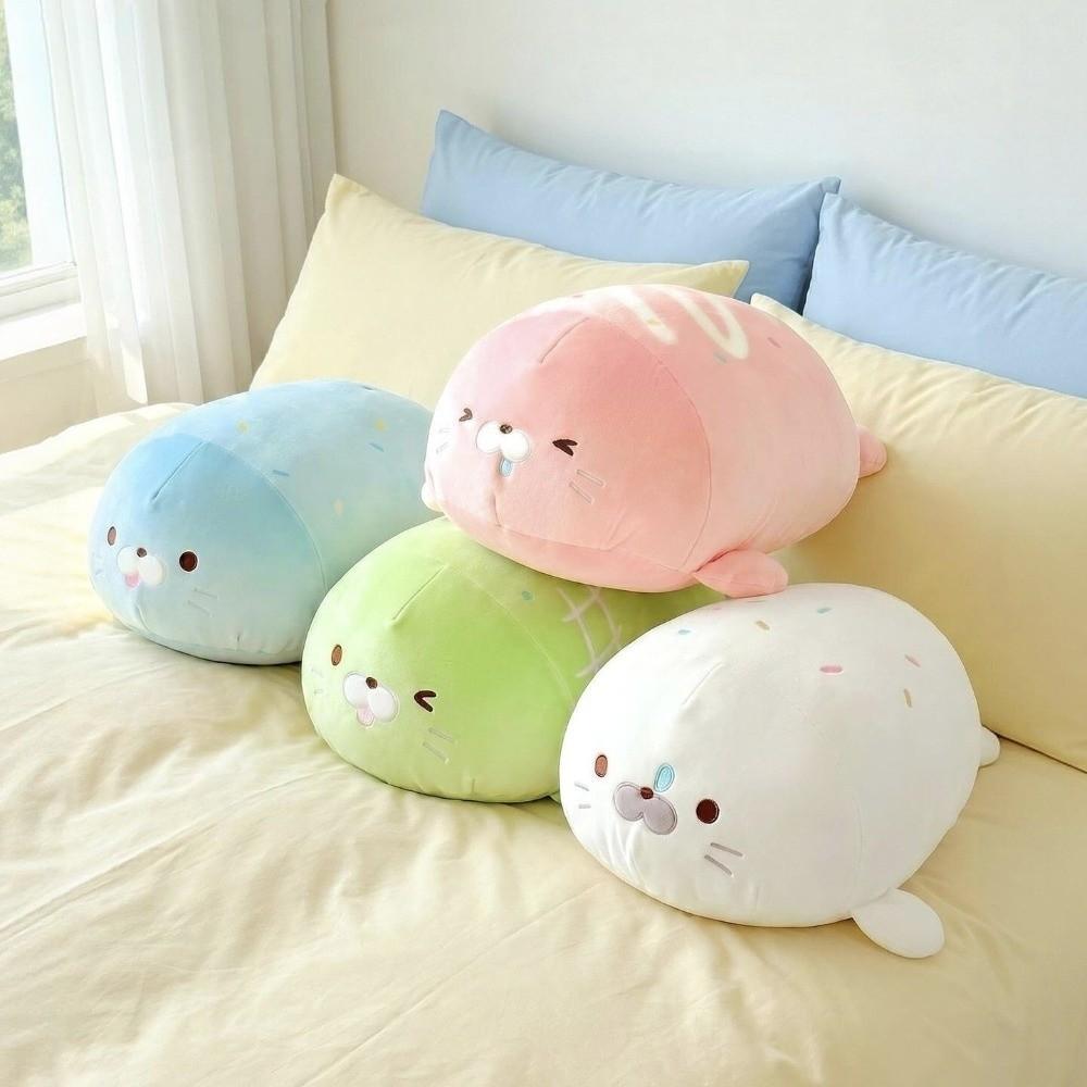 Very Soft Seal Plush Toy Filled Marine Animal Plush Toy Back Cushion Sea Lion Doll Sofa Bed