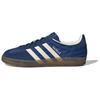 Gazelle Indoor Blue Pinstripe Satin Women Sneakers Victory-Blue Night-Indigo Cream-White JS1410
