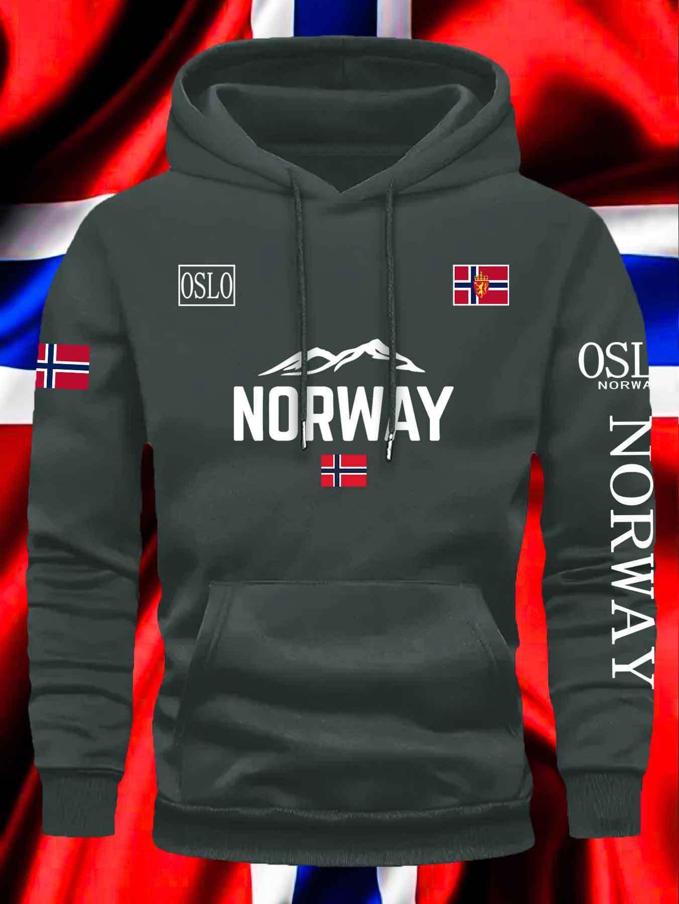 2025 Men s Retro Loose Pullover Hoodie - Trendy High Street Style L темно-серого