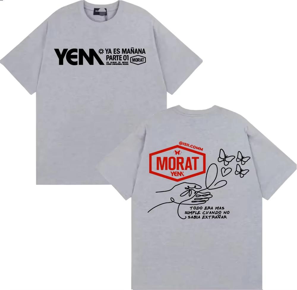2026 Band Morat Asuntos Pendientes Yem Todo Era Simple Cvando No Sabia Extranar Mens and Womens pure Cotton TShirt