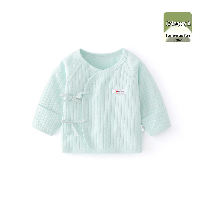 Top in Cotone con Laccetti Anti-Graffio per Neonato (0-3 mesi)