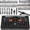 Precision 74in1 Magnetic Ratchet Screwdriver Set Detachable T-handle Magneticizer Fix Furniture, Electronics & Bicycle Tasks