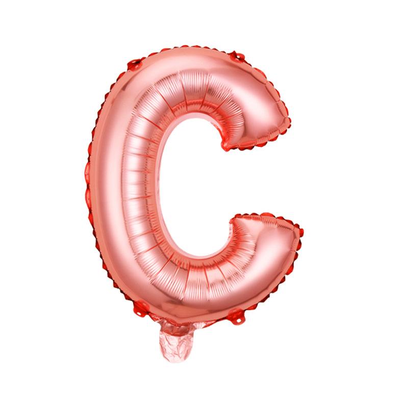Skinny 32-Inch Rose Gold Letter Balloon Birthday Party Decoration Aluminum Film Balloon Silver Gold Helium Floating In The Air