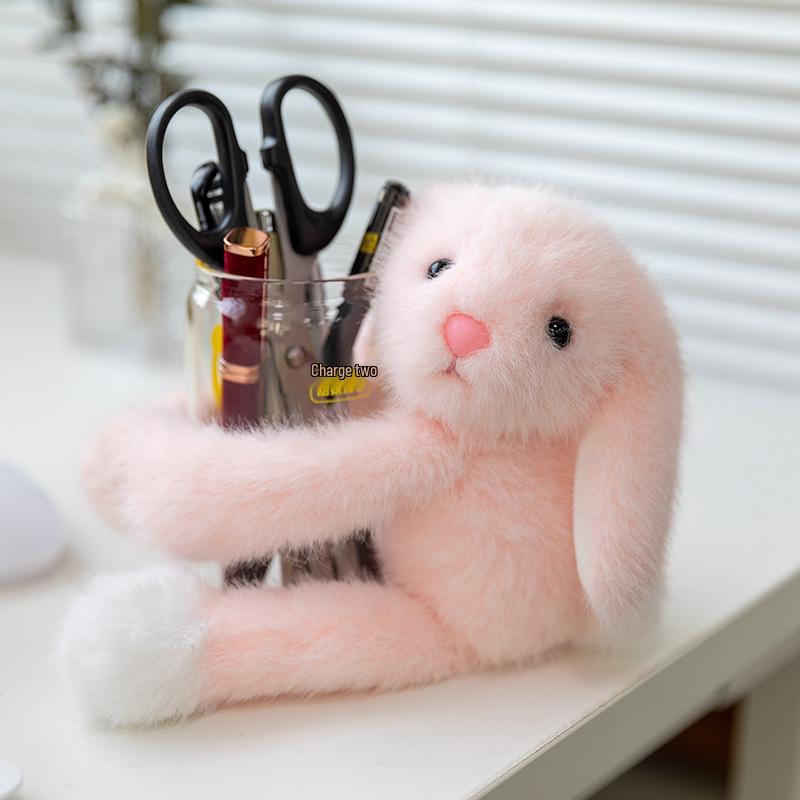 Plush Long-Armed Animal Fridge Magnet Doll - Teddy Bear Dog Car Ornament