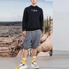 Anta Fun Print Loose Hoodie Sport Pullover Men Tops Black 952117713-5