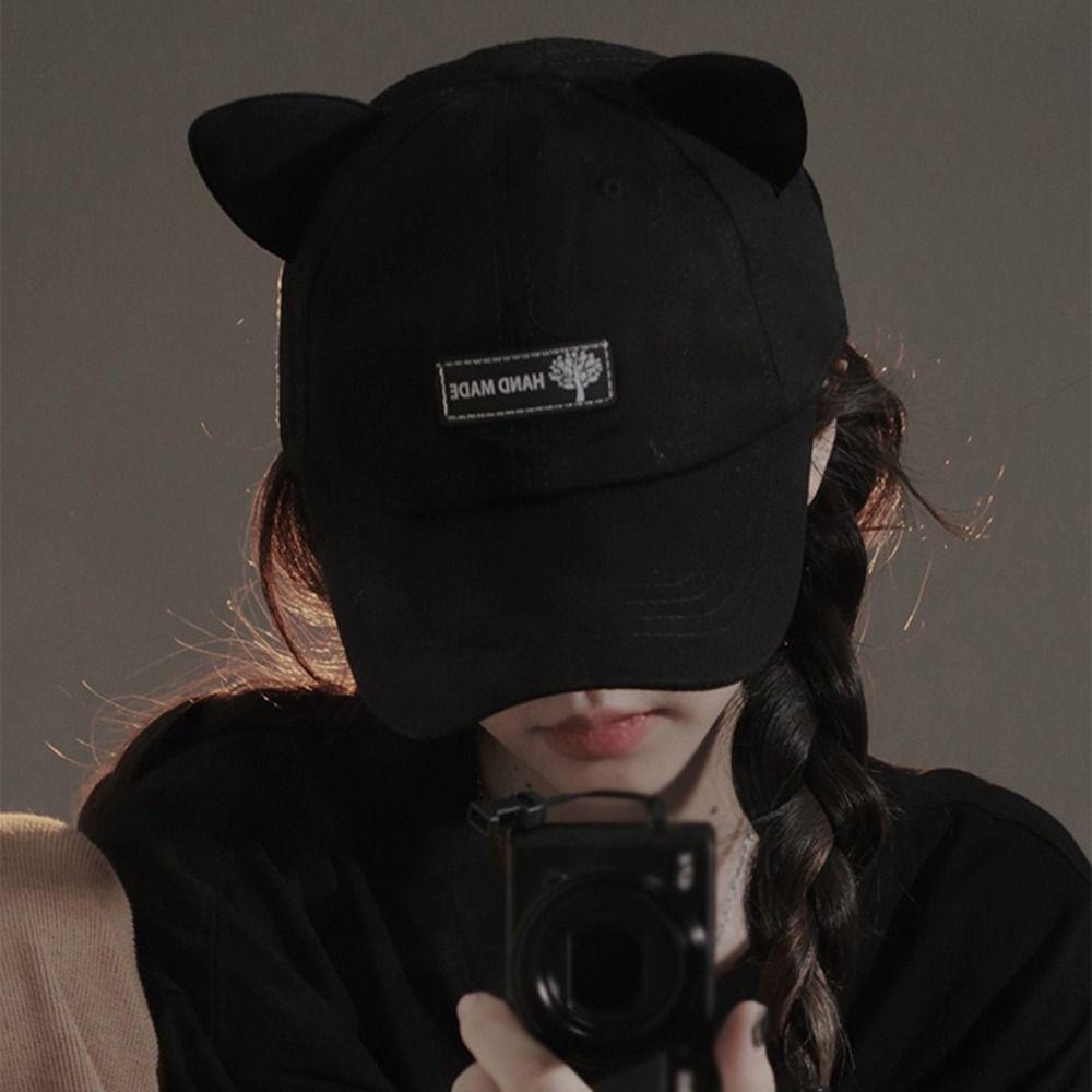 Tilbehør Solhatt Justerbar Caps Pilotlue Dame Baseballcaps Koreansk Stil Solskjerm
