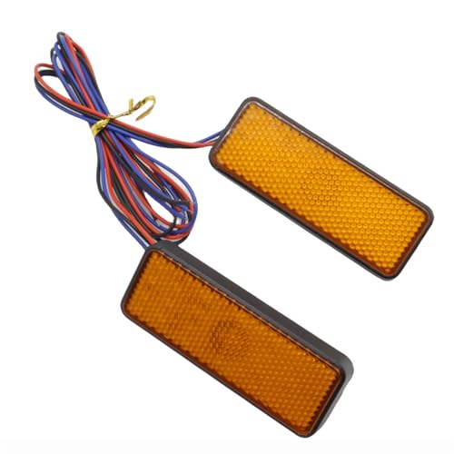 

SZYUMO 12V LED Задний Стоп-сигнал Катафот Предупредительный Боковой Маркерный Свет Прямоугольный Катафот Маркерный Свет для Автомобиля Грузовика Прицепа Мотоцикла Квадратный