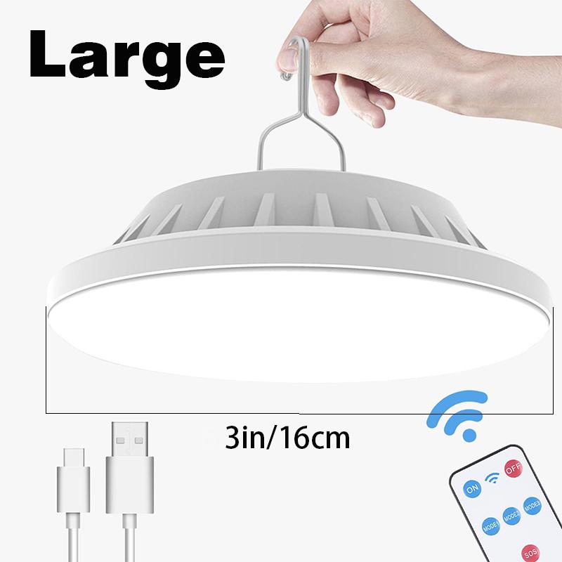 Solar Camping Light,Portable Rechargeable LED Tent Lantern with USB Charging,Remote Control,Power Bank for Outdoor,BBQ,Fishing