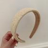 Korean Cotton Linen Woven Summer 2022 Retro Wide Headband